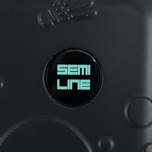 Чемодан малый детский Semi Line 20 (S) ABS-Plastic Black/Blue (T5889-2)
