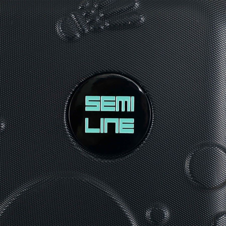 Чемодан малый детский Semi Line 20 (S) ABS-Plastic Black/Blue (T5889-2)