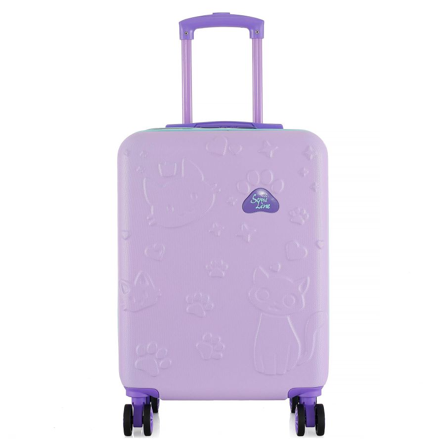 Чемодан малый детский Semi Line 20 (S) ABS-Plastic Light Violet/Blue (T5879-2)