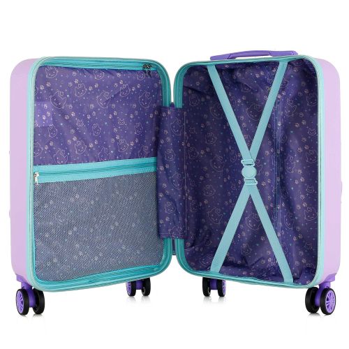 Чемодан малый детский Semi Line 20 (S) ABS-Plastic Light Violet/Blue (T5879-2)