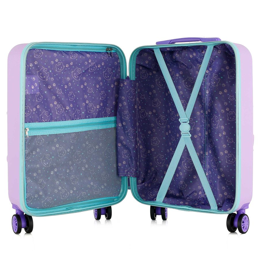 Чемодан малый детский Semi Line 20 (S) ABS-Plastic Light Violet/Blue (T5879-2)