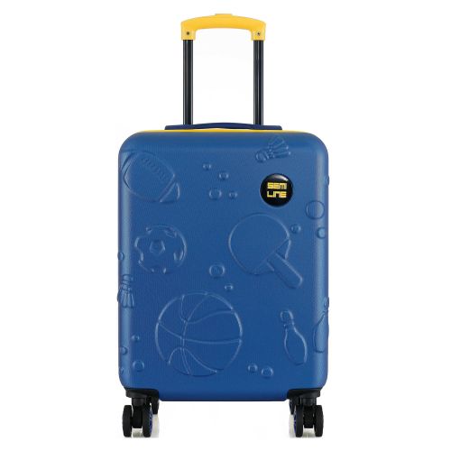 Чемодан малый детский Semi Line 20 (S) ABS-Plastic Blue/Yellow (T5888-2)