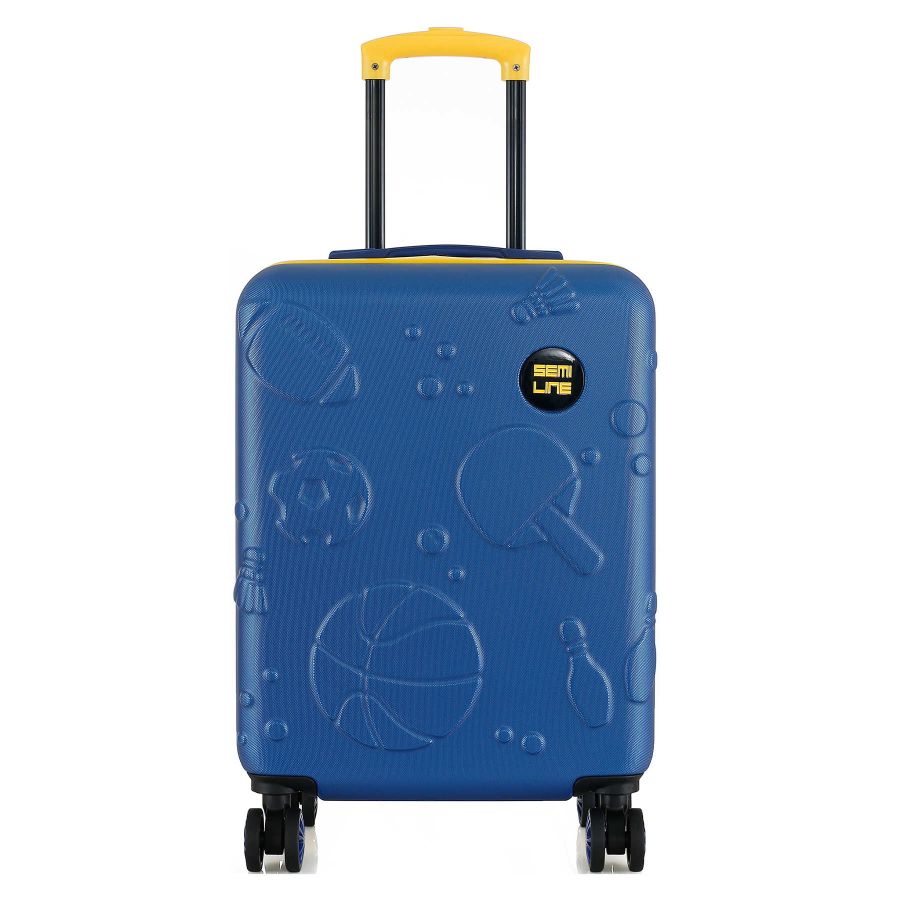 Чемодан малый детский Semi Line 20 (S) ABS-Plastic Blue/Yellow (T5888-2)