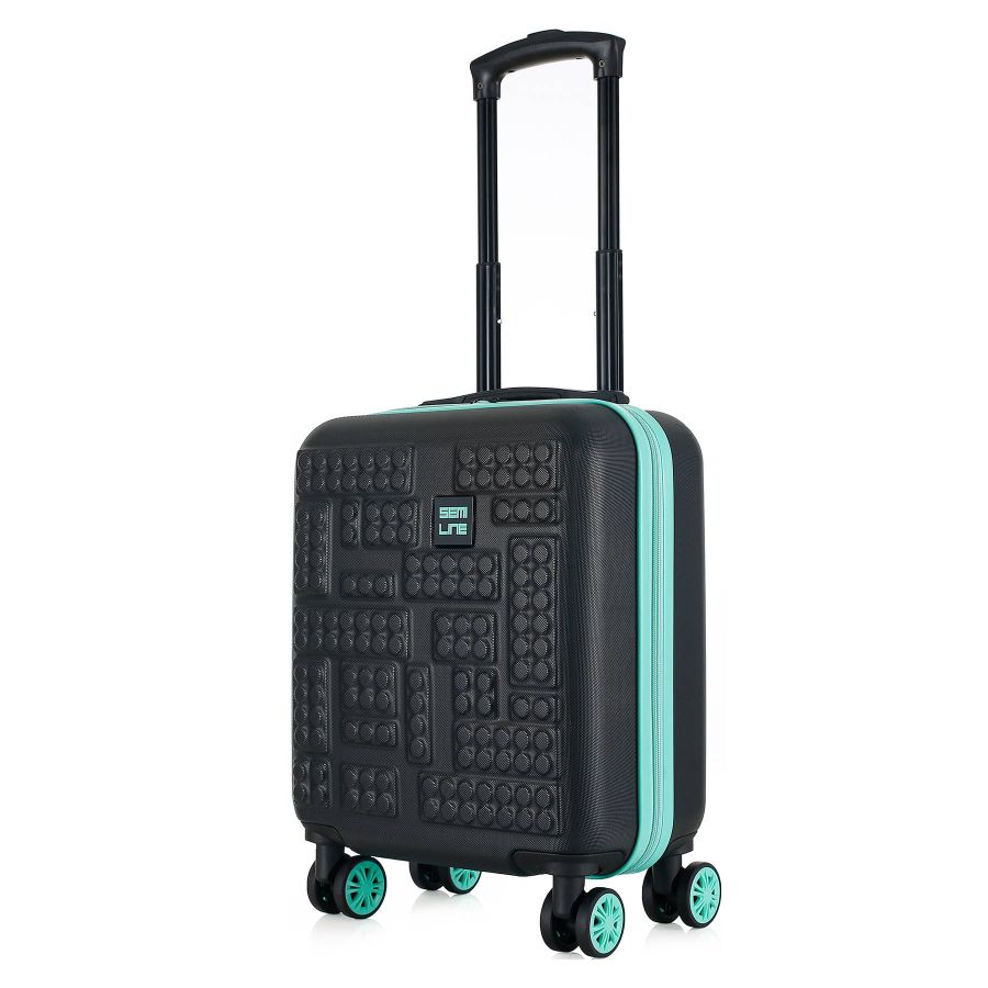 Чемодан мини детский Semi Line 16 (XS) ABS-Plastic Black/Blue (T5889-1)