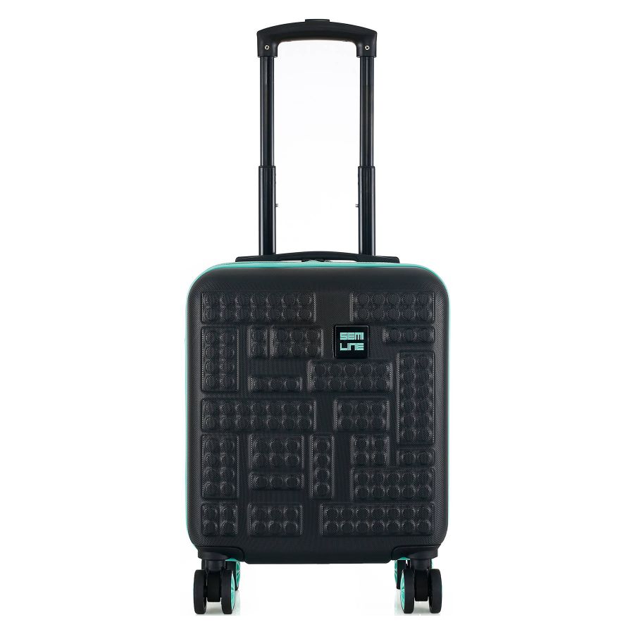 Чемодан мини детский Semi Line 16 (XS) ABS-Plastic Black/Blue (T5889-1)