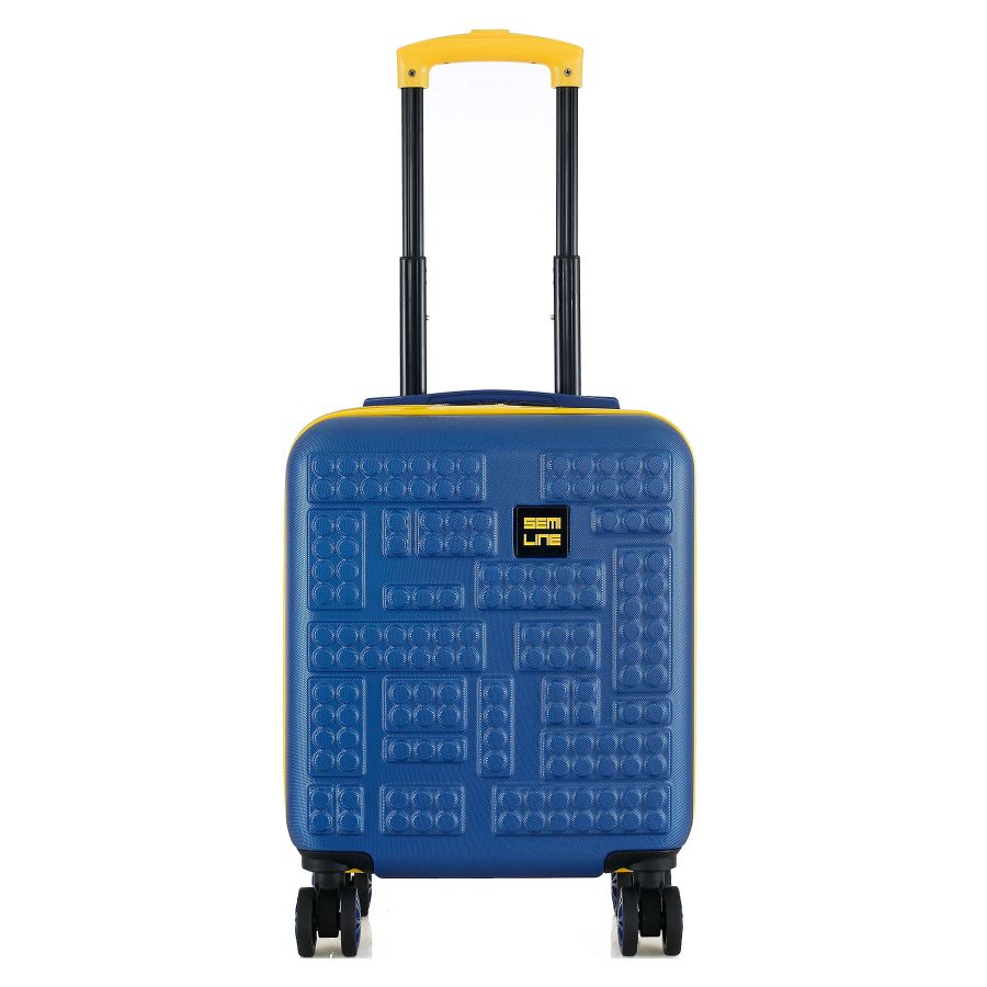Чемодан мини детский Semi Line 16 (XS) ABS-Plastic Blue/Yellow (T5888-1)