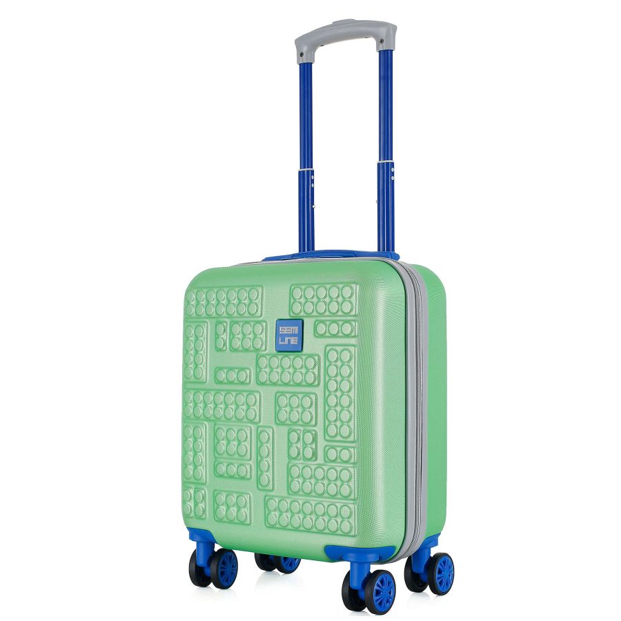 Чемодан мини детский Semi Line 16 (XS) ABS-Plastic Green/Blue (T5890-1)