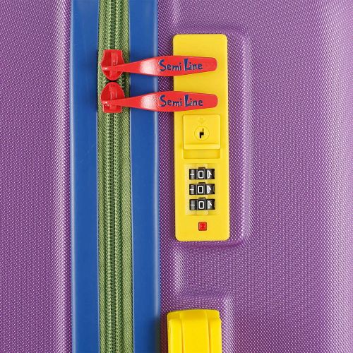 Чемодан средний Semi Line 24 дюйма (M) ABS-Plastic Purple (T5845-2)