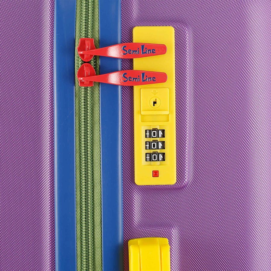 Чемодан средний Semi Line 24 дюйма (M) ABS-Plastic Purple (T5845-2)