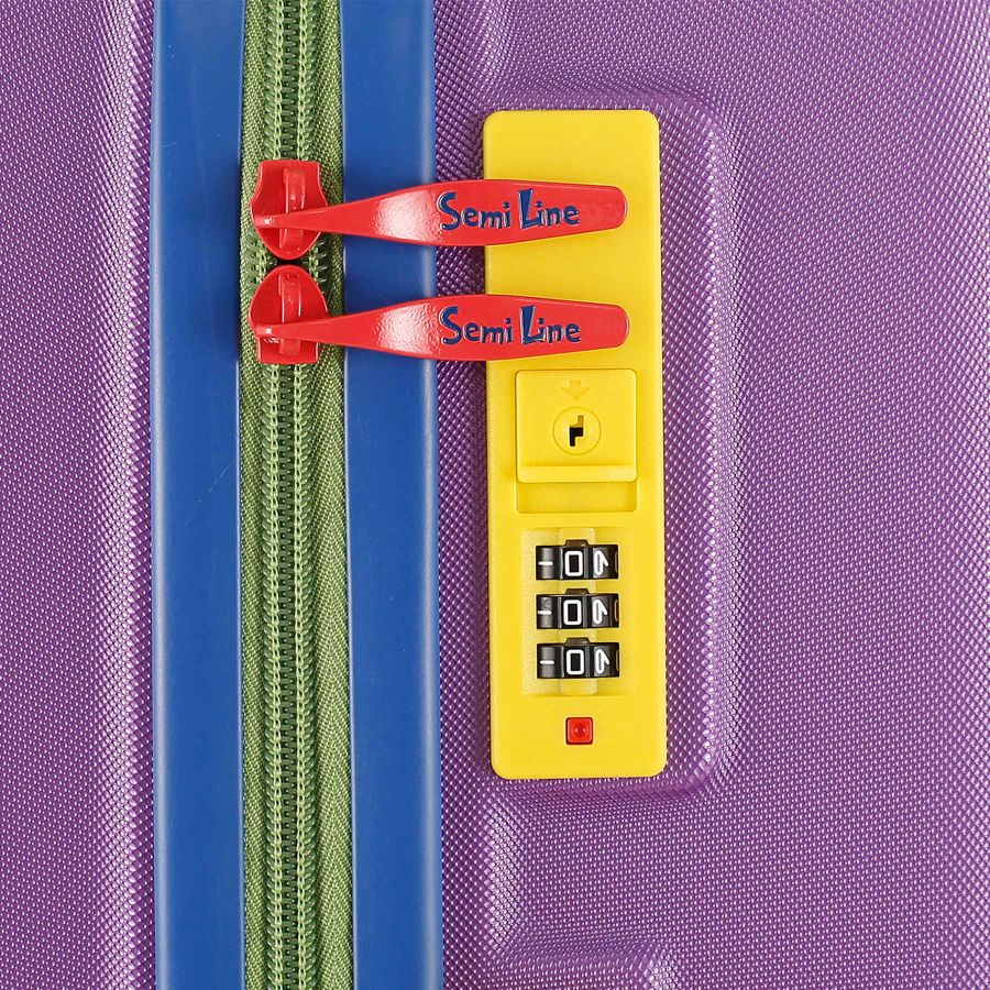 Чемодан малый для ручной клади Semi Line 20 (S) ABS-Plastic Purple (T5845-1)