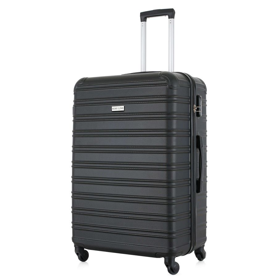 Чемодан большой Semi Line 28 дюймов (L) ABS-Plastic Black (T5953-3)