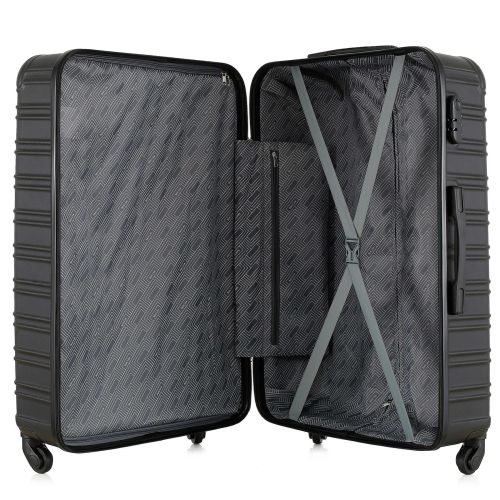 Чемодан большой Semi Line 28 дюймов (L) ABS-Plastic Black (T5953-3)