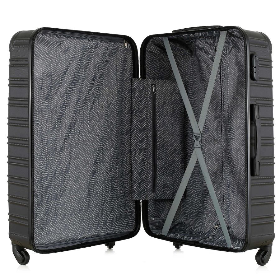 Чемодан большой Semi Line 28 дюймов (L) ABS-Plastic Black (T5953-3)