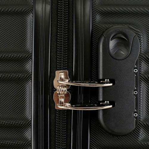 Чемодан средний Semi Line 24 дюйма (M) ABS-Plastic Black (T5953-2)