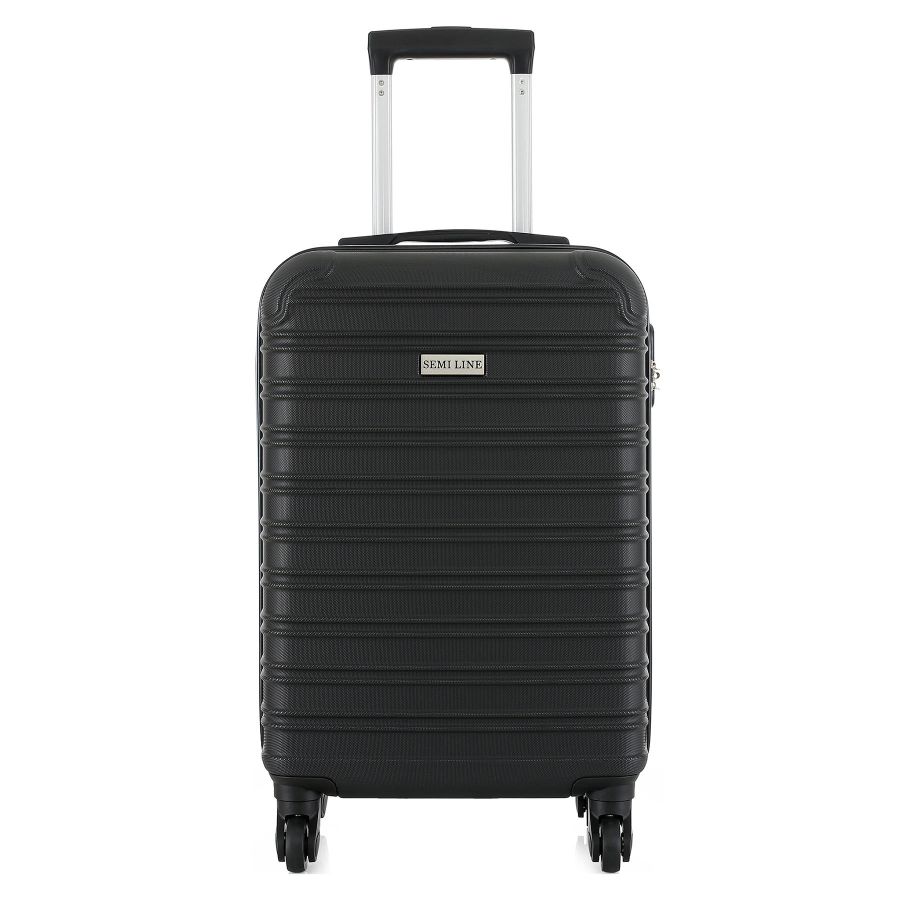 Чемодан малый под ручную кладь Semi Line 20 (S) ABS-Plastic Black (T5953-1)