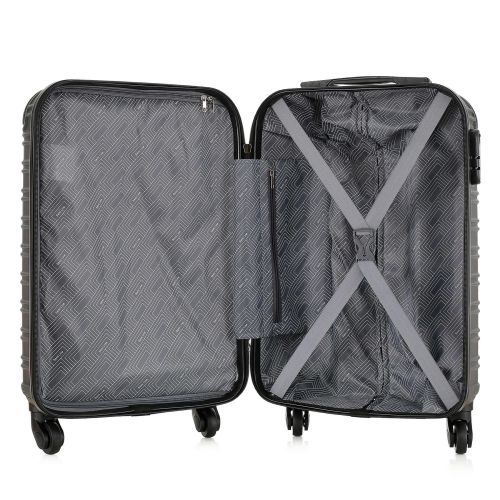 Чемодан малый под ручную кладь Semi Line 20 (S) ABS-Plastic Black (T5953-1)