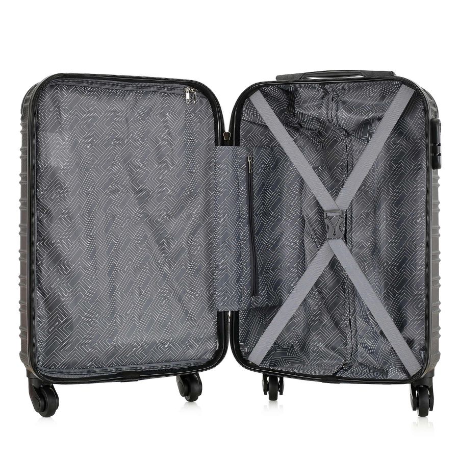 Чемодан малый под ручную кладь Semi Line 20 (S) ABS-Plastic Black (T5953-1)