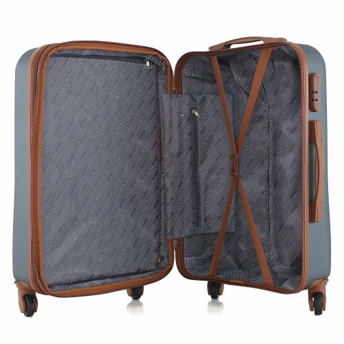 Чемодан средний Semi Line 24 дюйма (M) ABS-пластик Petrol (T5713-2)