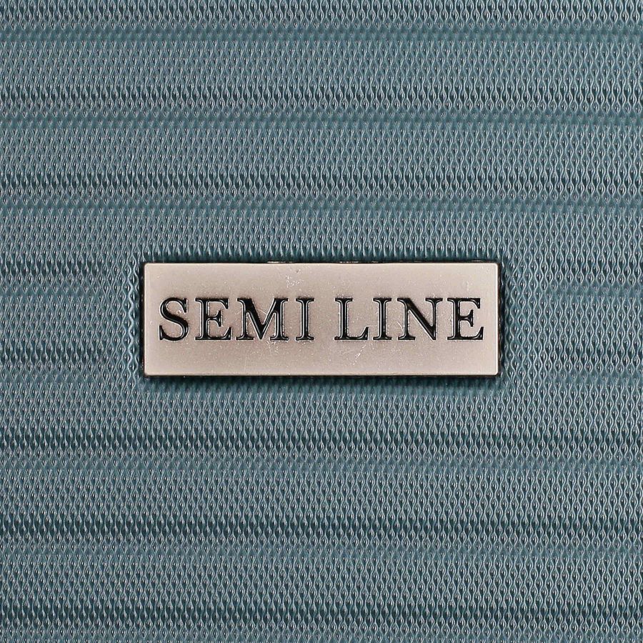 Чемодан маленький ручная кладь Semi Line 20 (S) ABS-пластик Petrol (T5713-1)