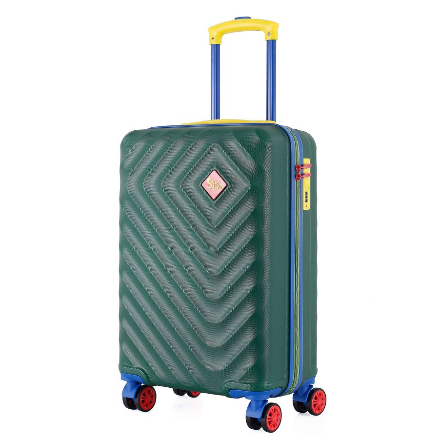 Чемодан малый под ручную кладь Semi Line 20 (S) ABS-Plastic Dark Green (T5805-1)