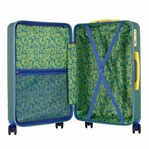 Чемодан средний Semi Line 24 дюйма (M) ABS-пластик Dark Green (T5805-2)