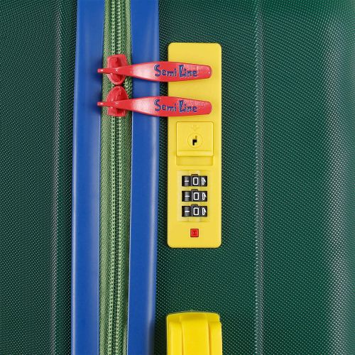 Чемодан средний Semi Line 24 дюйма (M) ABS-пластик Dark Green (T5805-2)