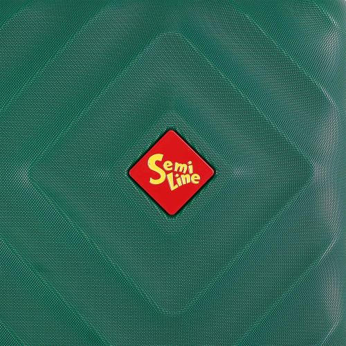 Чемодан средний Semi Line 24 дюйма (M) ABS-пластик Dark Green (T5805-2)