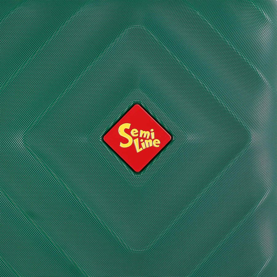 Чемодан средний Semi Line 24 дюйма (M) ABS-пластик Dark Green (T5805-2)