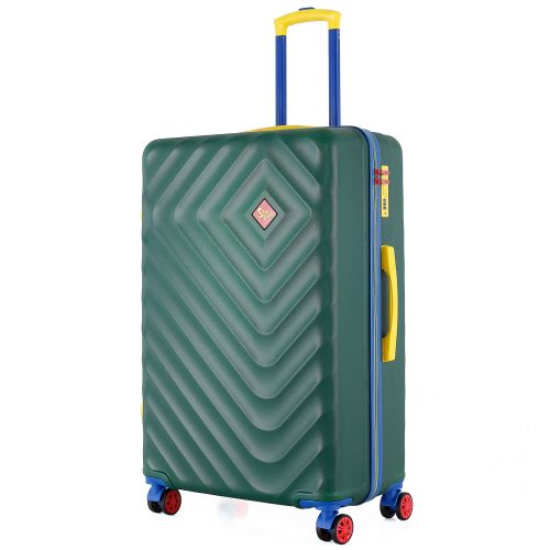 Чемодан большой Semi Line 28 дюймов (L) Dark ABS-пластик Green (T5805-3)