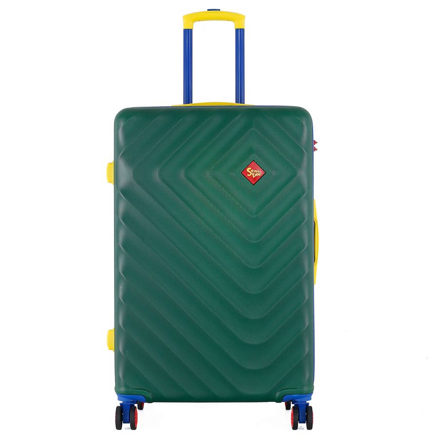 Чемодан большой Semi Line 28 дюймов (L) Dark ABS-пластик Green (T5805-3)