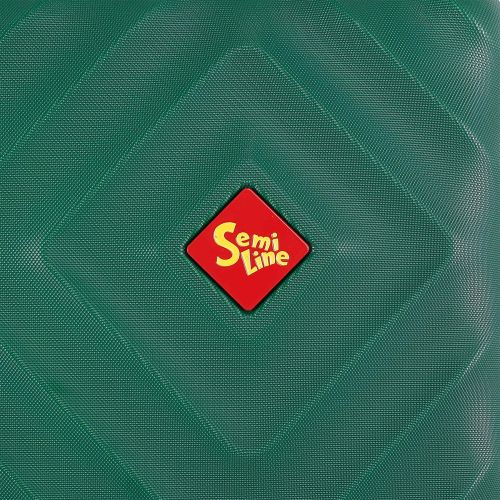 Чемодан большой Semi Line 28 дюймов (L) Dark ABS-пластик Green (T5805-3)