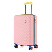 Чемодан малый ручная кладь Semi Line 20 дюймов (S) дюймов (S) ABS-пластик Rose (T5806-1)