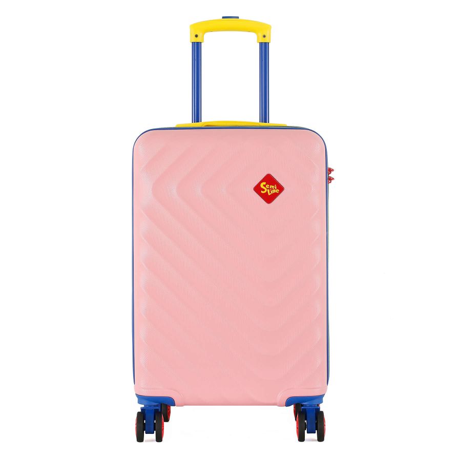 Чемодан малый ручная кладь Semi Line 20 (S) ABS-пластик Rose (T5806-1)