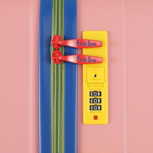 Чемодан малый ручная кладь Semi Line 20 (S) ABS-пластик Rose (T5806-1)
