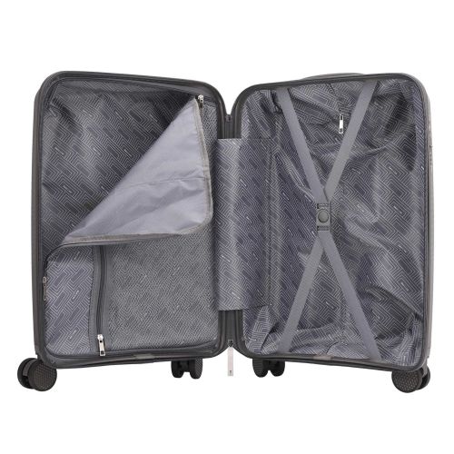 Чемодан малый под ручную кладь Semi Line 20 (S) полипропилен Graphite (T5829-1)