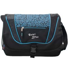 Сумка через плечо Semi Line 9 Black/Blue (7156)