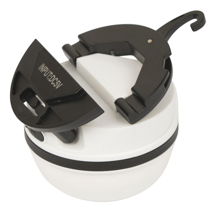 Фонарь кемпинговый Bo-Camp Kuma Silicone Rechargeable 200 Lumen White/Black (5818808)