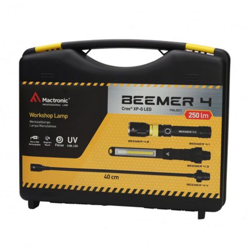 Фонарь профессиональный Mactronic Beemer 4 (350 Lm + UV 390 nm) Ultraviolet Focus USB Recharg (PWL0021)