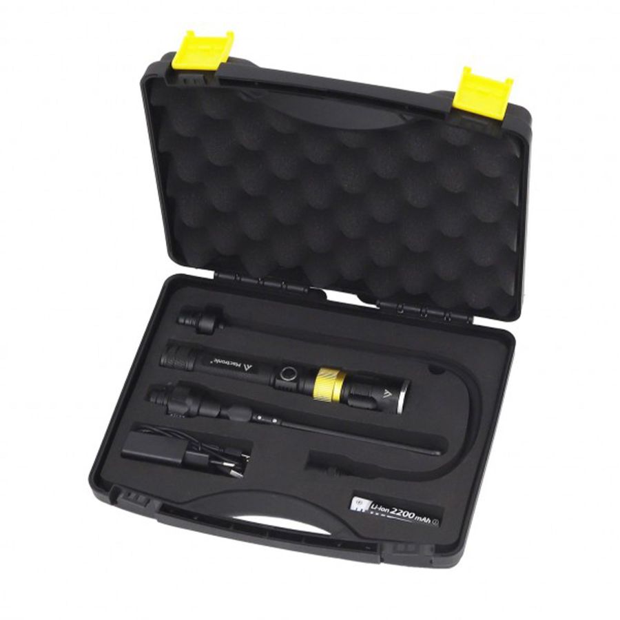 Фонарь профессиональный Mactronic Beemer 4 (350 Lm + UV 390 nm) Ultraviolet Focus USB Recharg (PWL0021)