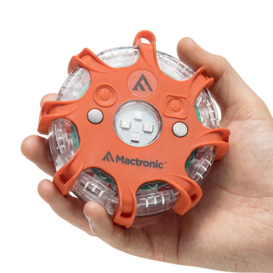 Комплект фонарей профессиональных Mactronic X-Flare (30 Lm) Red/Blue/Amber Recharg 12/220V (PSD0112)