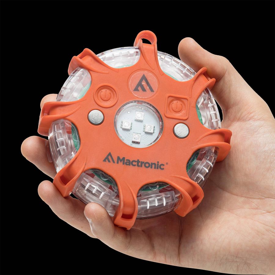 Комплект фонарей профессиональных Mactronic X-Flare (30 Lm) Red/Blue/Amber Recharg 12/220V (PSD0112)