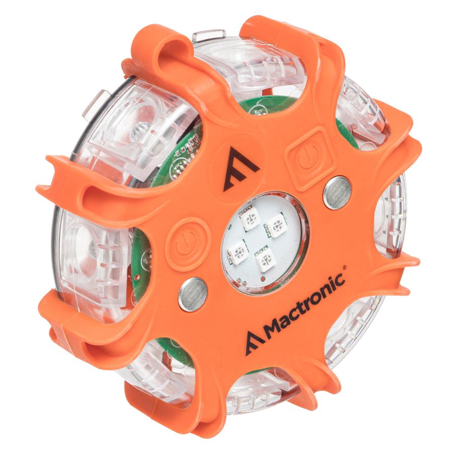 Комплект фонарей профессиональных Mactronic X-Flare (30 Lm) Red/Blue/Amber Recharg 12/220V (PSD0112)