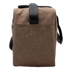 Сумка дорожная Semi Line 20 л, коричневая, влагозащищенная, с открытием на 270°