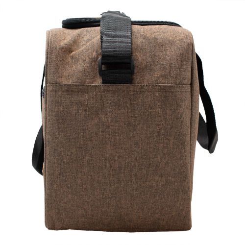 Сумка дорожная Semi Line 20 л, коричневая, влагозащищенная, с открытием на 270°