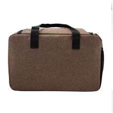 Сумка дорожная Semi Line 20 л, коричневая, влагозащищенная, с открытием на 270°