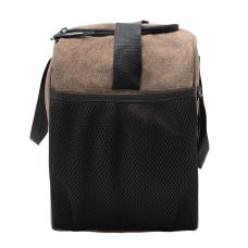 Сумка дорожная Semi Line 20 л, коричневая, влагозащищенная, с открытием на 270°