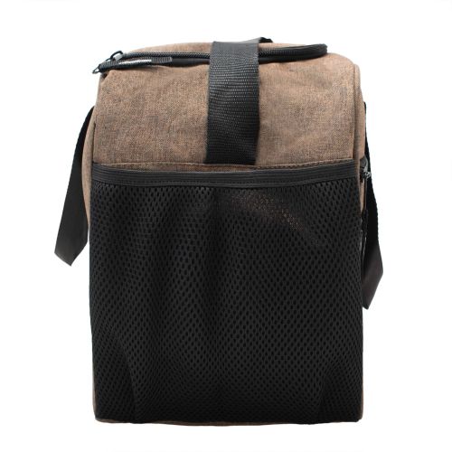 Сумка дорожная Semi Line 20 л, коричневая, влагозащищенная, с открытием на 270°