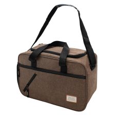 Сумка дорожная Semi Line 20 л, коричневая, влагозащищенная, с открытием на 270°