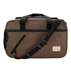 Сумка дорожная Semi Line 20 л, коричневая, влагозащищенная, с открытием на 270°