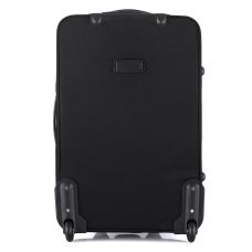 Чемодан Semi Line 24 дюйма (M) на 2 колесах полиэстер 600D защищенные колеса +3 кармана объем 50 л черный